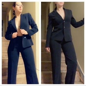Tahari snap blazer suit